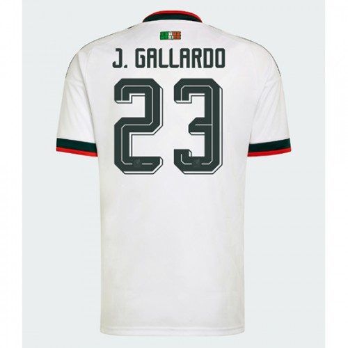 Meksiko Jesus Gallardo #23 Vieraspaita MM-kisat 2026 Lyhythihainen